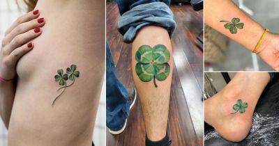 29 Four Leaf Clover Tattoo Meaning and Ideas