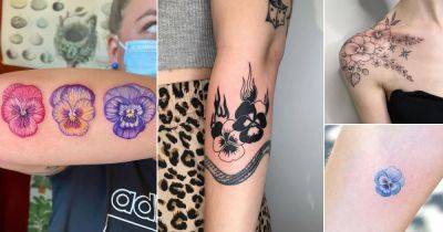 36 Pansy Flower Tattoo Meaning and Ideas