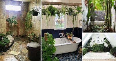 30 Jungle Bathroom Ideas | Best Tropical Bathrooms