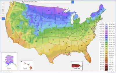 new usda plant hardiness zone map, with todd rounsaville