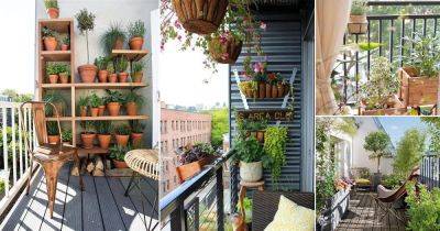 17 Small Balcony Garden Ideas to Make it Look Bigger & Grow More