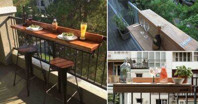 6 DIY Bar Top Ideas for Balcony