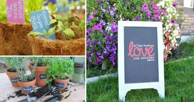 10 Simple DIY Chalkboard Paint Projects For The Gardeners