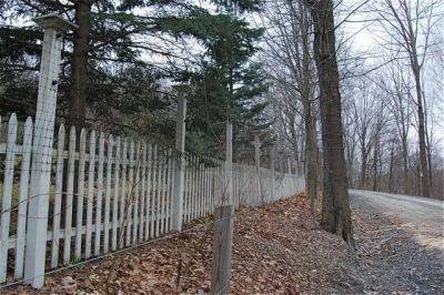 just saying no to deer, with fencing
