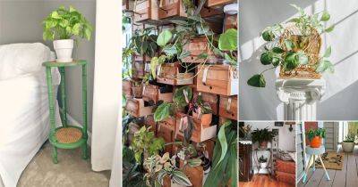 33 Cool DIY Antique and Vintage Plant Stand Ideas