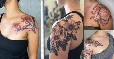 25 Flower Shoulder Tattoo Ideas