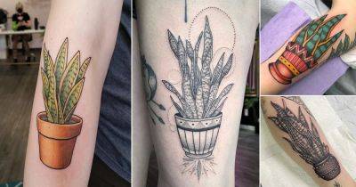 26 Fantastic Snake Plant Tattoo Ideas