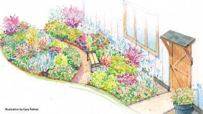 Cut Flower Garden Plan with Colorful Annuals