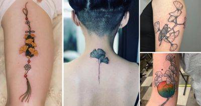 17 Ginkgo Leaf Tattoo Ideas