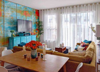 How Pros Add Color to a Living Room Without Actually Painting It